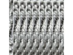 Travellife Chenille Rain Grijs/zwart 56x185cm