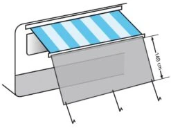 Eurotrail Sunblocker 350 X 140 Cm 7 Eurotrail Sunblocker 350 X 140 Cm -Tenten Verkoop 24 3 eurotrail sunblocker 350 x 140 cm etct0025