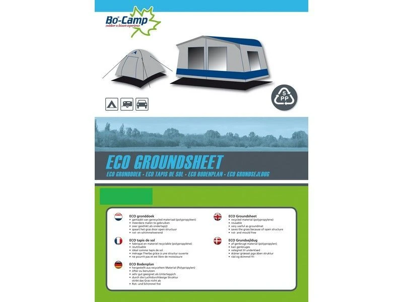 Bo Camp Gronddoek Ecodoek Zwart 2 Bo Camp Gronddoek Ecodoek Zwart - Image 2