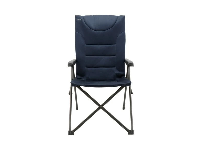 Travellife Barletta Kampeerstoel Cross Blauw 1 Travellife Barletta Kampeerstoel Cross Blauw