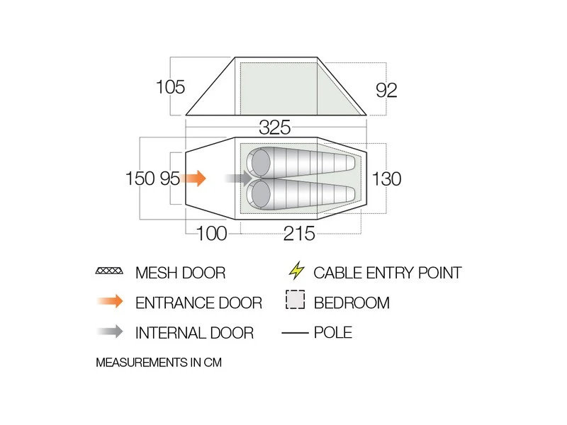Vango Experience Tent Scafell 200 2 Vango Experience Tent Scafell 200 - Image 2