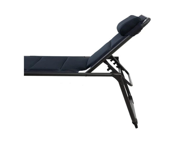 Travellife Barletta Kampeer- Tuinligbed Relax Blauw 2 Travellife Barletta Kampeer- Tuinligbed Relax Blauw - Image 2