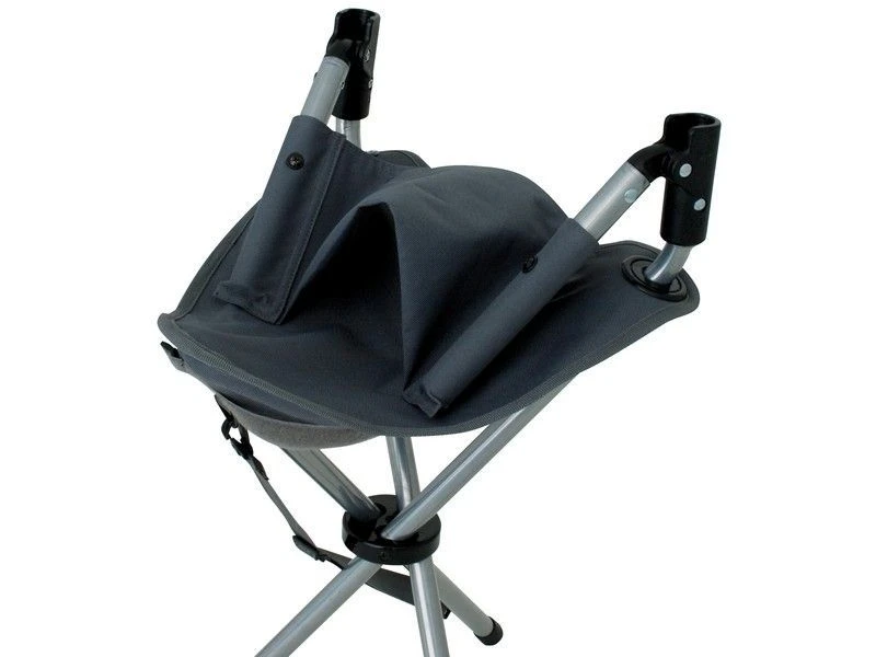 Eurotrail Vouwkrukje+Rugleuning Escabeau Staal Grijs 2 Eurotrail Vouwkrukje+Rugleuning Escabeau Staal Grijs - Image 2