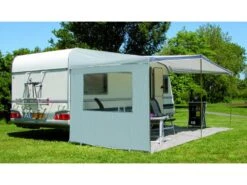 Eurotrail Universele Zijwand Voor Caravan-en Voortent Luifel 240 Cm. Met Raam