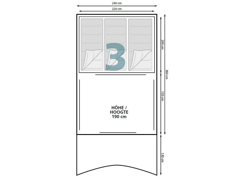 Eurotrail Opblaastent Iowa BTC Air 4 Eurotrail Opblaastent Iowa BTC Air - Image 4