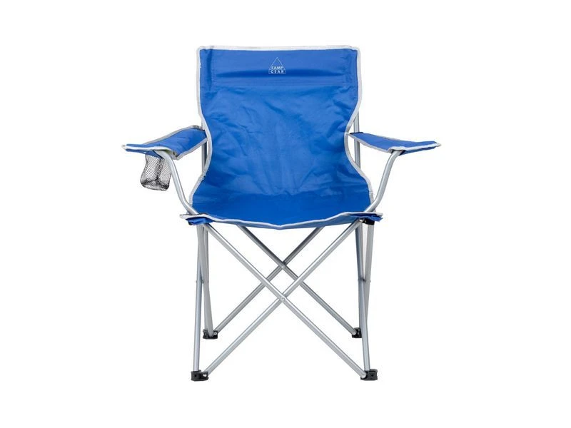 Camp Gear Stoel Opvouwbaar Compact Blauw 2 Camp Gear Stoel Opvouwbaar Compact Blauw - Image 2