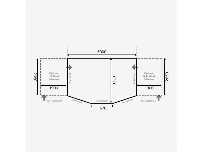 Kampa Dometic Opblaasbare Voortent Ace Air All Season 500 S 4 Kampa Dometic Opblaasbare Voortent Ace Air All Season 500 S - Image 4
