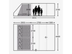 Dometic Opblaasbare Familie Tent Ftt Rarotonga 601 -Tenten Verkoop 8 2 dometic opblaasbare familie tent ftt rarotonga 601 9120001466