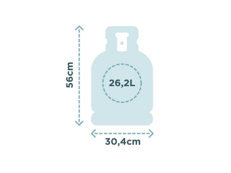 Primagaz 10,5 Kilogram Stalen Gasfles 2 Primagaz 10,5 Kilogram Stalen Gasfles - Image 2